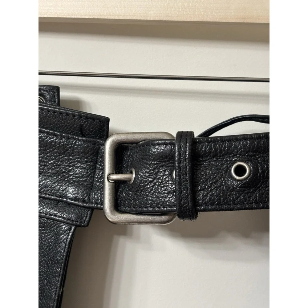 Harley-Davidson Leather Chaps Mens XL Black Riding Gear Motorcycle Biker Pants - Picture 4 of 13